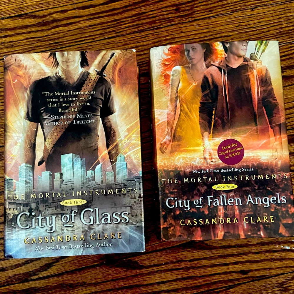 City of Glass and City of Fallen Angels Books